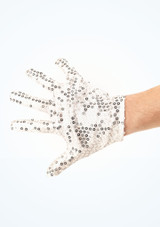 Sequin Glove Silver Main [Silver]