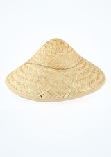 Straw Mandarin Hat Brown Main 2 [Brown]