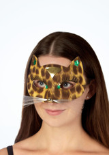 Leopard Whisker Mask Multi-Colour Front [Multi-Colour]