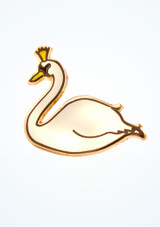 Ballet Bag Swan Queen Enamel Pin White Front 2 [White]