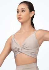 Weissman Twist Front Bra Top