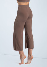 Weissman Matte Jersey Culottes Mocha 2 [Brown]