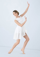 Weissman Mesh Wrap Dress White [White]