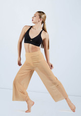Weissman Mesh Culotte Pants Nude [Tan]