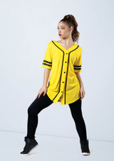 Weissman Oversized Baseball Jersey [Black]