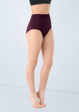 Weissman Natural Waist High Leg Brief [Purple]