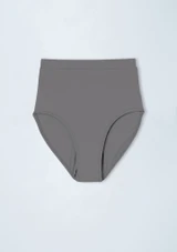 Weissman Natural Waist High Leg Brief [Grey]