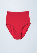 Weissman Natural Waist High Leg Brief Red [Red]