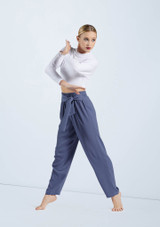 Weissman Paperbag Tie Waist Pants White [White]