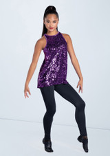 Weissman Ultra Sparkle Flyaway Tank Top Silver [Silver]