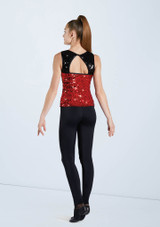 Weissman Ultra Sparkle Colorblock Tank Red 2 [Red]