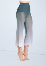 Weissman Ombre Mesh Culotte Pants [Green]