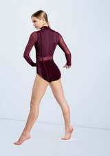 Weissman Velvet Caged Leotard 2 [Purple]