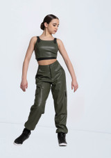 Weissman Faux Leather Jogger Pants