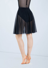 Weissman Power Mesh Circle Skirt Black 2 [Black]