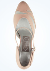 Freed Dancesteps Betty Ballroom Shoe- 2.5"- Black Top [Pink]