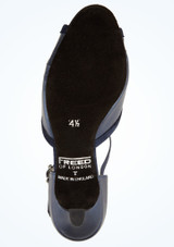 Freed Dancesteps Francis Ballroom Shoe- 2" - Black Blue Bottom [Blue]