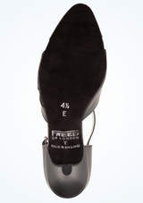 Freed Dancesteps Betty Ballroom Shoe- 2.5"- Black Black Bottom [Black]