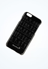 Danzarte Stick Figure iPhone 6/6s Case Black Back 2 [Black]