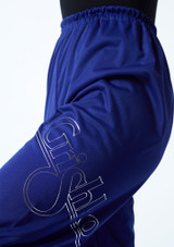 Grishko Heat Retention Warm Up Shorts Blue Close up front [Blue]