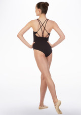 Bloch Teen Cross Back Tank Leotard* Black Back 2 [Black]