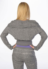 Bloch Tahira Sweater Charcoal Back [Grey]