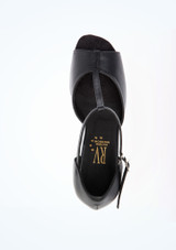 Roch Valley Tia Ballroom & Latin Shoe 2" Black Top [Black]