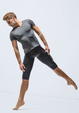 Ballet Rosa Mens Nizar Printed T-Shirt Grey Front [Grey]