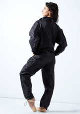 Move Dance Regina Heat Retention Jacket Black Back [Black]