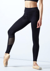 Move Dance Diana Dance Leggings Black Front [Black]