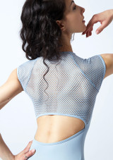 Move Dance Azealia Cap Sleeve Leotard [Blue]