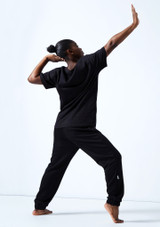 Bloch Tonal Oversized T-Shirt Black Back [Black]