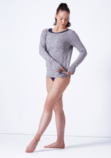 Bloch Cyrus Knit Jumper Grey Front 2 [Grey]