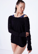 Bloch Cyrus Knit Jumper Black Front 2 [Black]