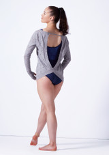 Bloch Cyrus Knit Jumper Grey Back [Grey]