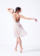 Move Dance Leilani High Low Skirt Front 2 [Brown]