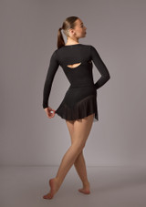 Move Dance Wren Mini Ballet Skirt Black Back [Black]