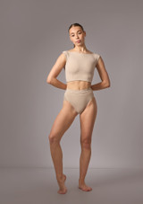 Move Dance Jessie Dance Briefs Latte Front 3 [Brown]
