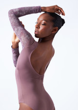 Move Dance Brizo Long Sleeve Leotard Back 2 [Pink]