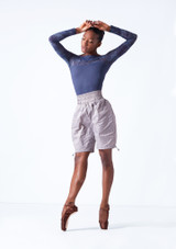 Move Dance Oniria Heat Retention Shorts Front 2 [Grey]