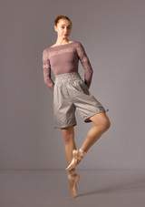 Move Dance Oniria Heat Retention Shorts Grey Front 2 [Grey]