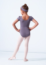 Move Dance Macey Girls Leotard Back 2 [Grey]