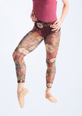 Ballet Rosa Zelda Mesh Leggings Front 2 [Multi-Colour]