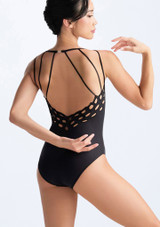 Ballet Rosa Xenia Camisole Leotard Black Back [Black]