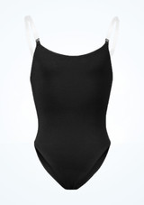 Bloch Girls Auva Bodyliner Black Front [Black]