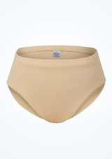 Bloch Girls Zaniah High Waist Brief Sand Front [Tan]