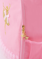 Capezio Ballet Bow Backpack Pink Side [Pink]