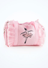 Capezio Sequin Ballerina Barrel Bag Pink Front 2 [Pink]