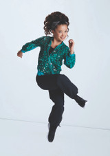 Ultra Sparkle Bomber Jacket Emerald [Green]