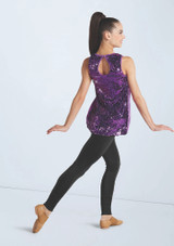 Ultra Sparkle Tunic Top Electric Purple 6 [Purple]